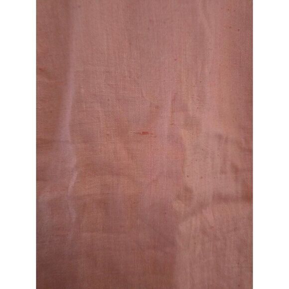 Vintage S.K. & Co. Pink Linen Midi Skirt Button Accents fairycore cottagecore - Picture 4 of 6